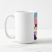 Mug poster Ski vintage (Gauche)