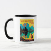 Mug Poster touristique - Yosemite Nat'l Park, CA (Gauche)
