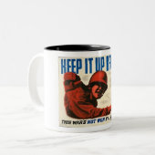 Mug Poster vintage 2ème guerre mondiale (Devant gauche)