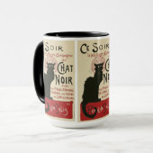 Mug Poster vintage Ce Soir Le Conversation Noir (Devant gauche)