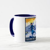 Mug Poster vintage Chamonix - Mont Blanc (Devant gauche)