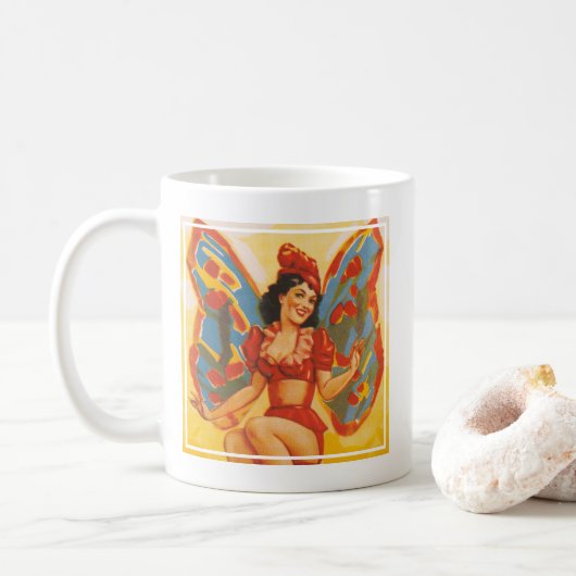 Mug Poster vintage Clyde Beatty Circus (Avec donut)