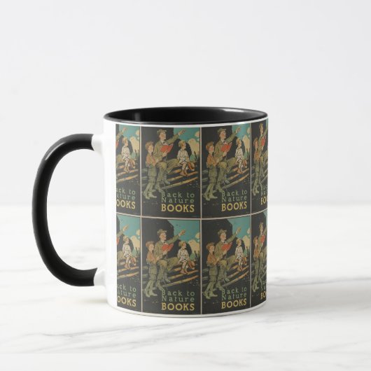 Mug Poster vintage de lecture (Gauche)
