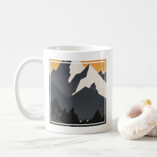 Mug Poster vintage Promouvoir Les Voyages Au Montana.