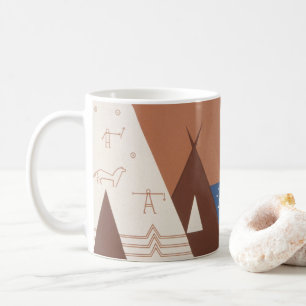 Mug Poster vintage Promouvoir Les Voyages Au Montana.