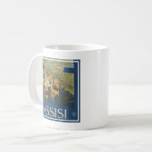 Mug Poster Vintage voyage D'Assise, Italie (Devant gauche)