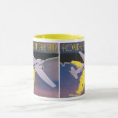 Mug Poster Vintage voyage, Floride d'avion (Centre)