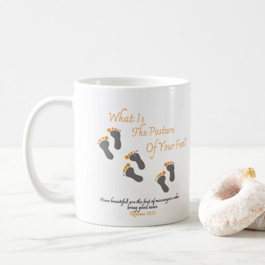Mug Postez vos pas (Avec donut)