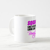 Mug Posture accroupie comme un ressembler de bête à un (Devant gauche)