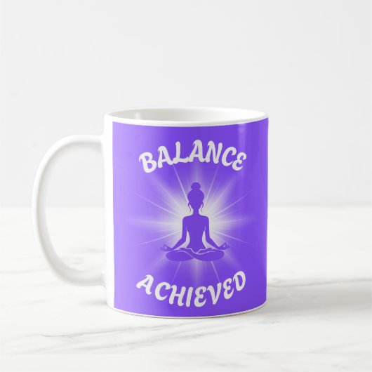 Mug Posture du lotus Équilibre atteint (Gauche)