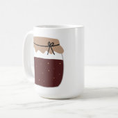 Mug Pot de confiture de fruits faits maison pour la dé (Devant gauche)