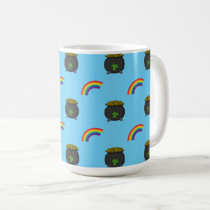 Mug Pot de dessin en or arc-en-ciel
