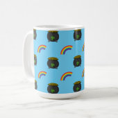 Mug Pot de dessin en or arc-en-ciel (Devant gauche)