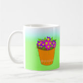 Mug Pot de fleurs fantaisiste (Gauche)
