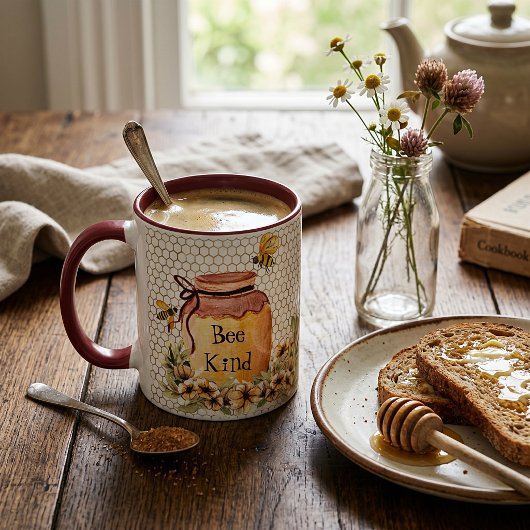 Mug Pot de miel gentil abeille