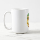 Mug Pot de terre vert de trèfles Saint-Patrick (Gauche)