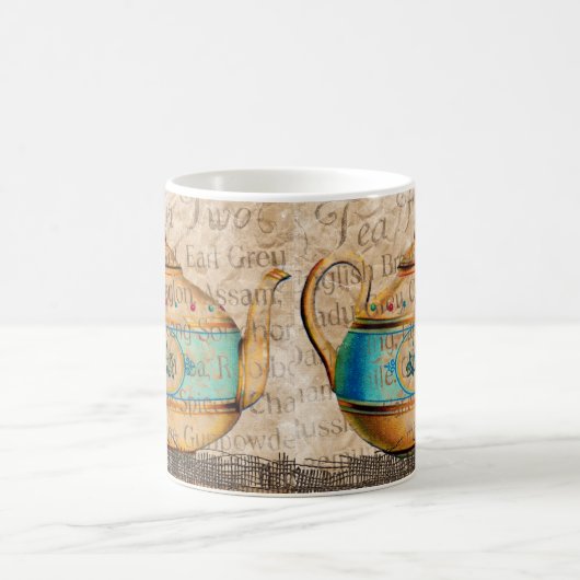Mug Pot de thé antique (Centre)