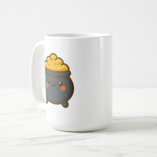 Mug Pot d'or Kawaii (Devant gauche)