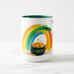 Mug Pot d'or personnalisé de la Saint-Patrick