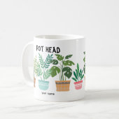 Mug Pot Head / Gardener Mom Crazy Plante Lady (Devant gauche)