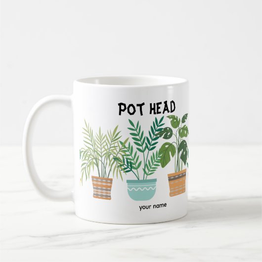 Mug Pot Head / Gardener Mom Crazy Plante Lady (Gauche)