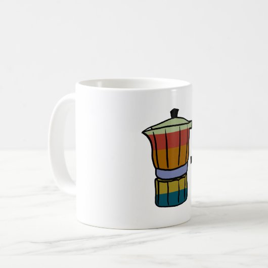 Mug Pot Moka Retro (Devant gauche)