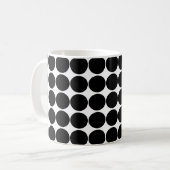 Mug Pot noir et blanc (Devant gauche)