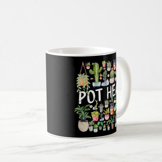 Mug Pot Plante Pot Head (Devant droit)