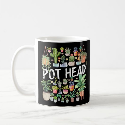 Mug Pot Plante Pot Head (Gauche)