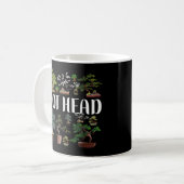Mug Pot Plante Pot Head Bonsai (Devant gauche)