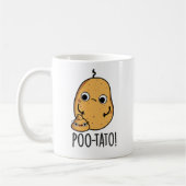 Mug Potato Drôle Veggie Poop Pun (Gauche)