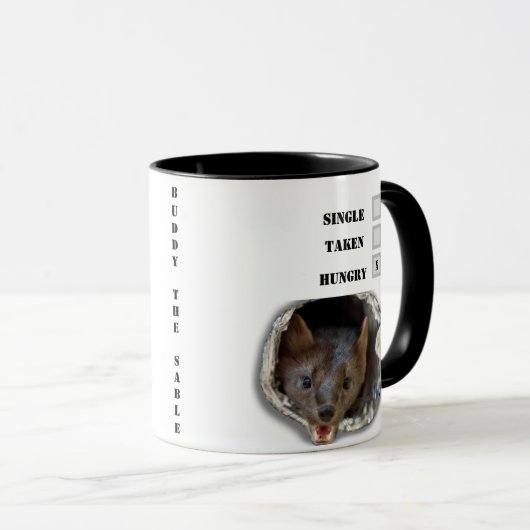 Mug pote le sable "single take HUNGRY" (Devant droit)