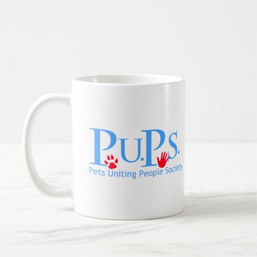 Mug Poteau Bleu (Gauche)