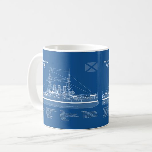 Mug Potemkin - Plan de plan d'expédition ABD (Devant gauche)