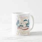 Mug Poterie Amour Paix (Devant droit)