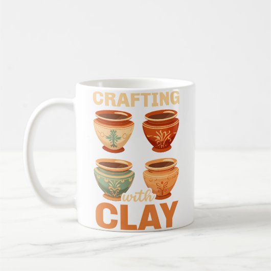 Mug Poterie Argile Céramique Potier Artiste Céramiste (Gauche)