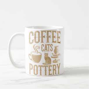 Mug Poterie Coffee Cats
