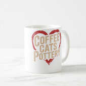 Mug Poterie Coffee Cats (Devant droit)