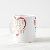 Mug Poterie Coffee Cats (Devant gauche)