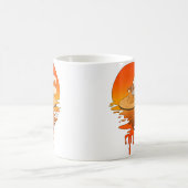 Mug Poterie de style rétro vintage (Centre)