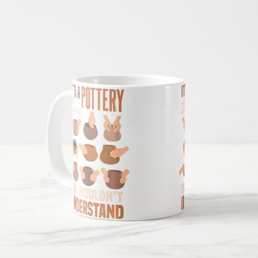 Mug Poterie Drôle (Devant gauche)