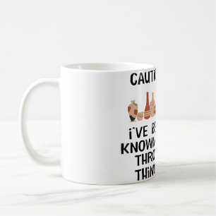 Mug Poterie drôle jeter des choses pour l'artiste en c
