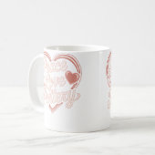 Mug Poterie Paix Amour (Devant gauche)