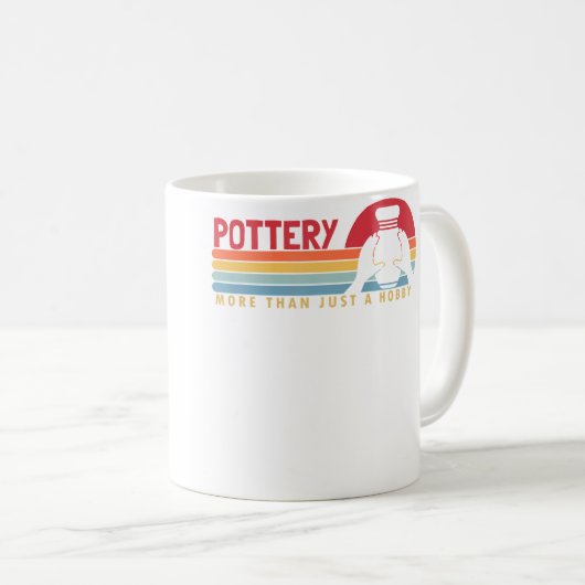Mug Poterie Plus Qu'un Hobby Roue Poterie Pro (Devant droit)