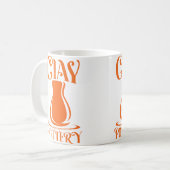 Mug Poterie Rétro en Argile (Devant gauche)
