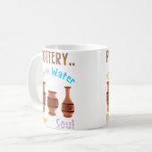 Mug Poterie Terre Eau Feu Âme - Jolie Poterie (Devant gauche)