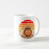 Mug Poterie Totalement Fournée avec Humour (Devant droit)