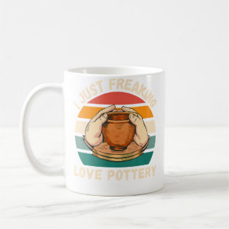 Mug Poterie Vintage J'adore la Poterie Amateur de Pote
