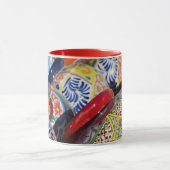 Mug Poteries mexicaines traditionnelles colorées peint (Centre)