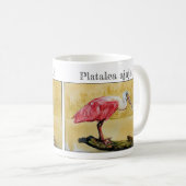 Mug Potète de rose ( Platalea ajaja ) (Devant droit)